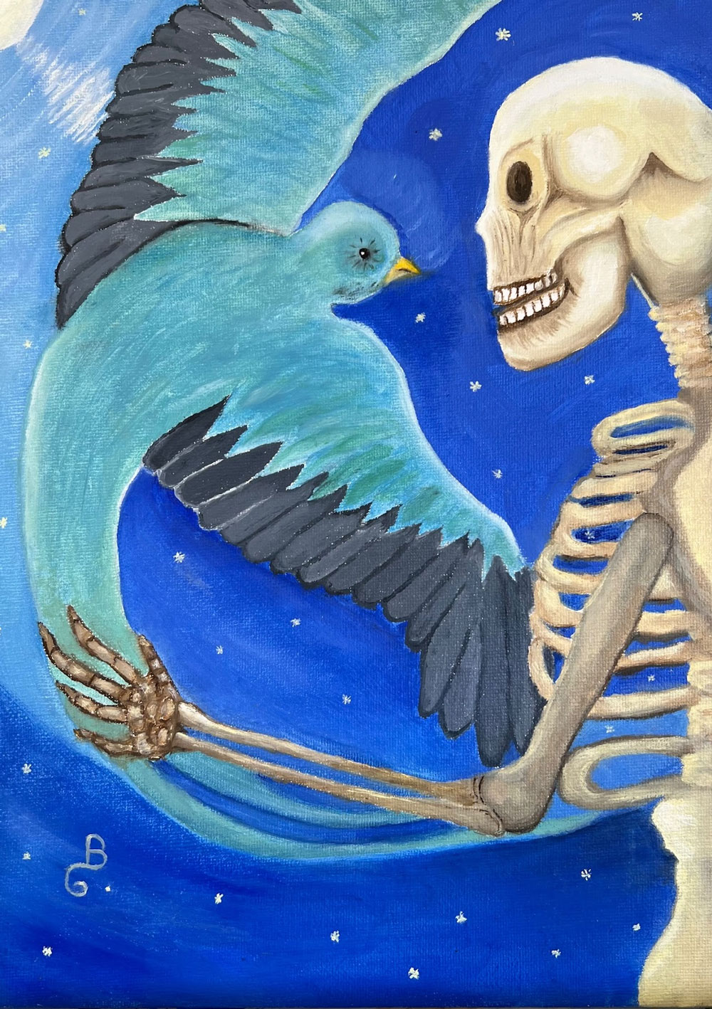 (Oil on canvas 9x12') $145