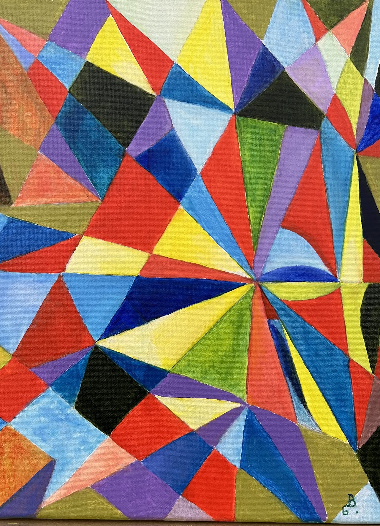 (Acrylic on cnavas 9x11') $108