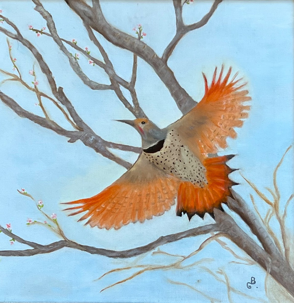 (Oil on canvas 12x12') $165